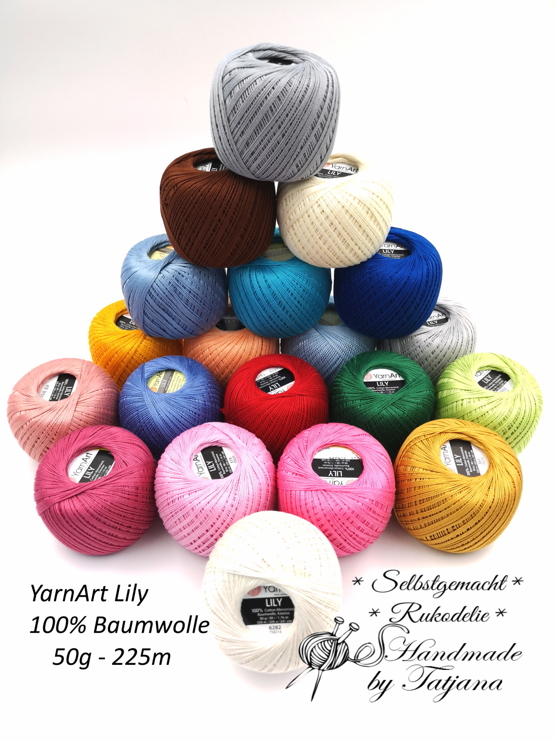 YarnArt Lily 100%Baumwolle